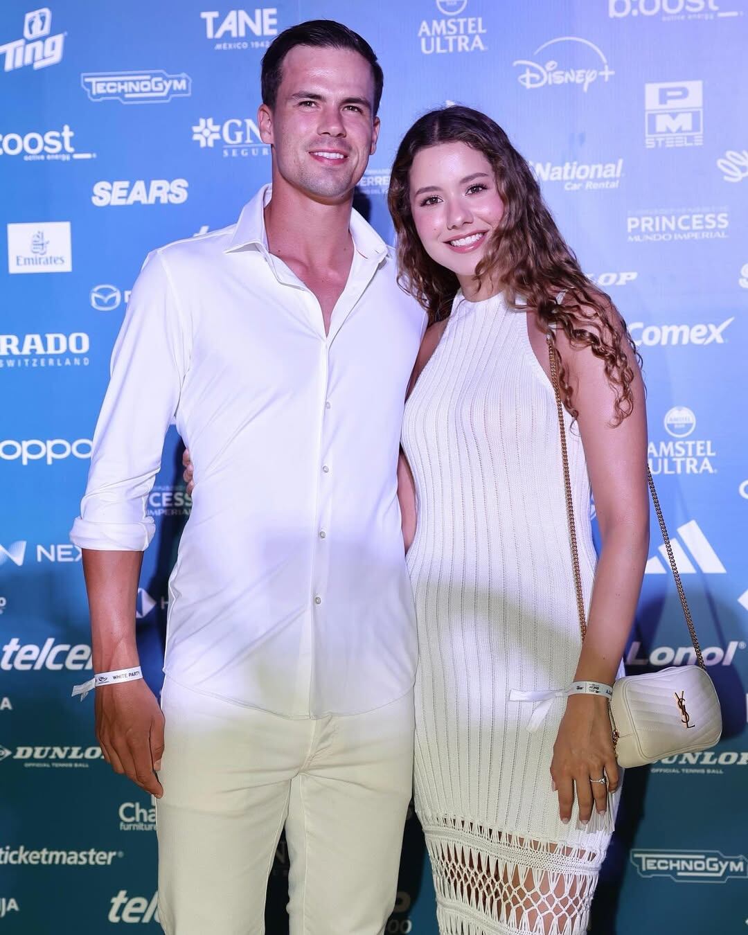 La pareja se conoció en la fiesta de blanco del Abierto Mexicano de Tenis en Acapulco en 2020. (IG: @daniel.altmaier)