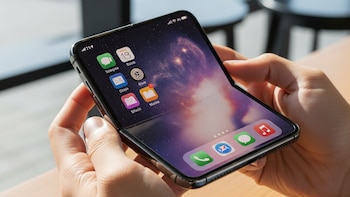 Así sería el iPhone plegable: