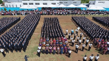 Gobierno de Guatemala inicia formación policial de la promoción 59 con más de dos mil policías alumnos