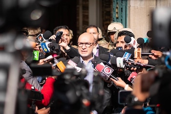 06/10/2026 Bolivia.- Dimite el embajador de Bolivia ante la OEA y exministro de la Presidencia, José Luis Lupo.
El exministro y embajador de Bolivia ante la Organización de Estados Americanos (OEA), José Luis Lupo, ha presentado este martes su renuncia al cargo alegando que ya "no se dan las condiciones" para poder transformar el país tras "años de deterioro institucional" y en plena crisis dentro de la Fiscalía.
POLITICA
JOSÉ LUIS LUPO EN X