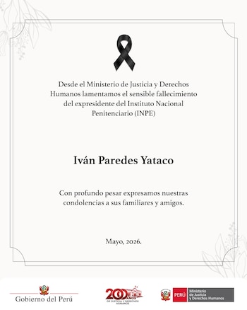Falleció Iván Paredes Yataco