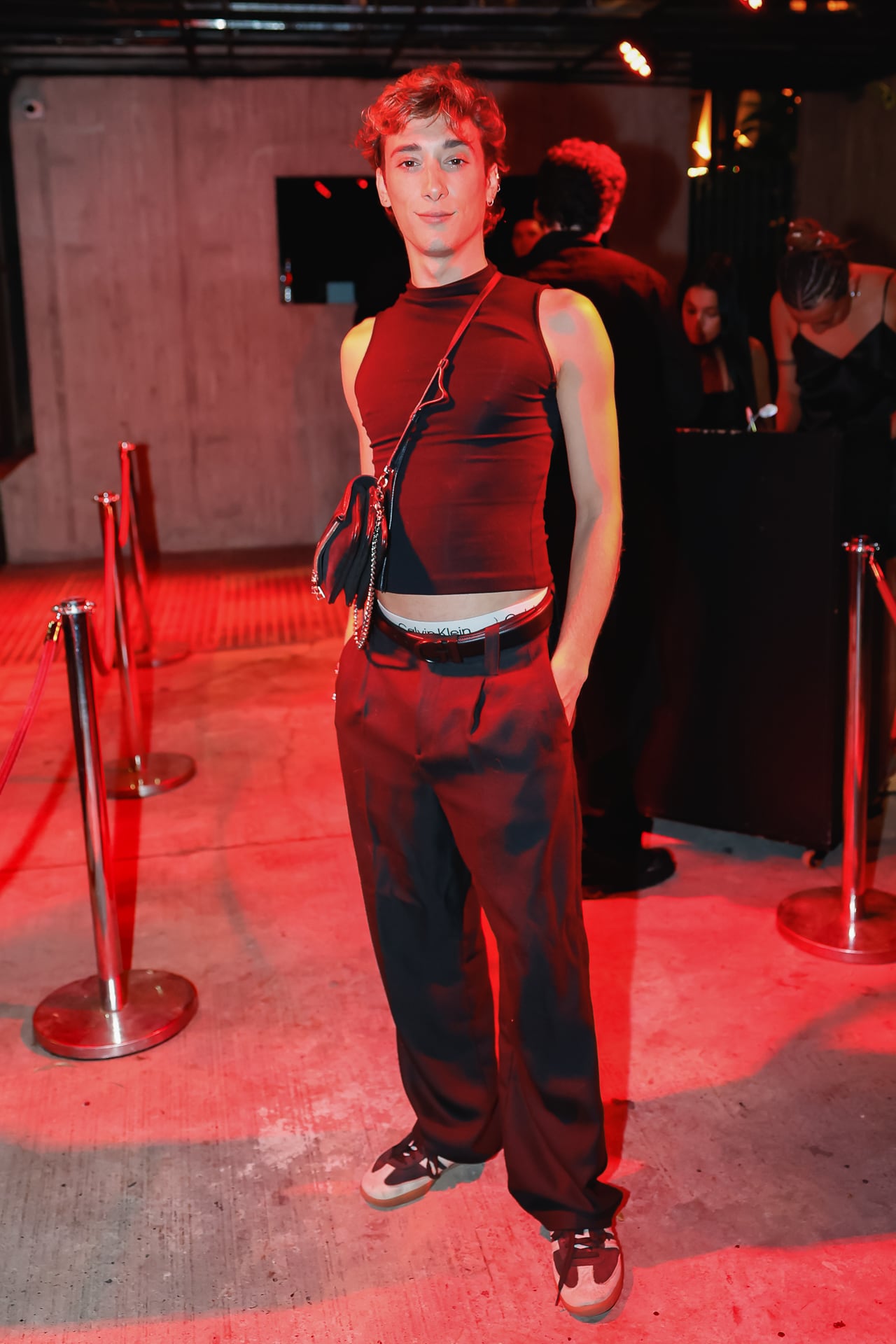 Lucas Spadafora, una de las figuras de Luzu, dijo presente en el evento