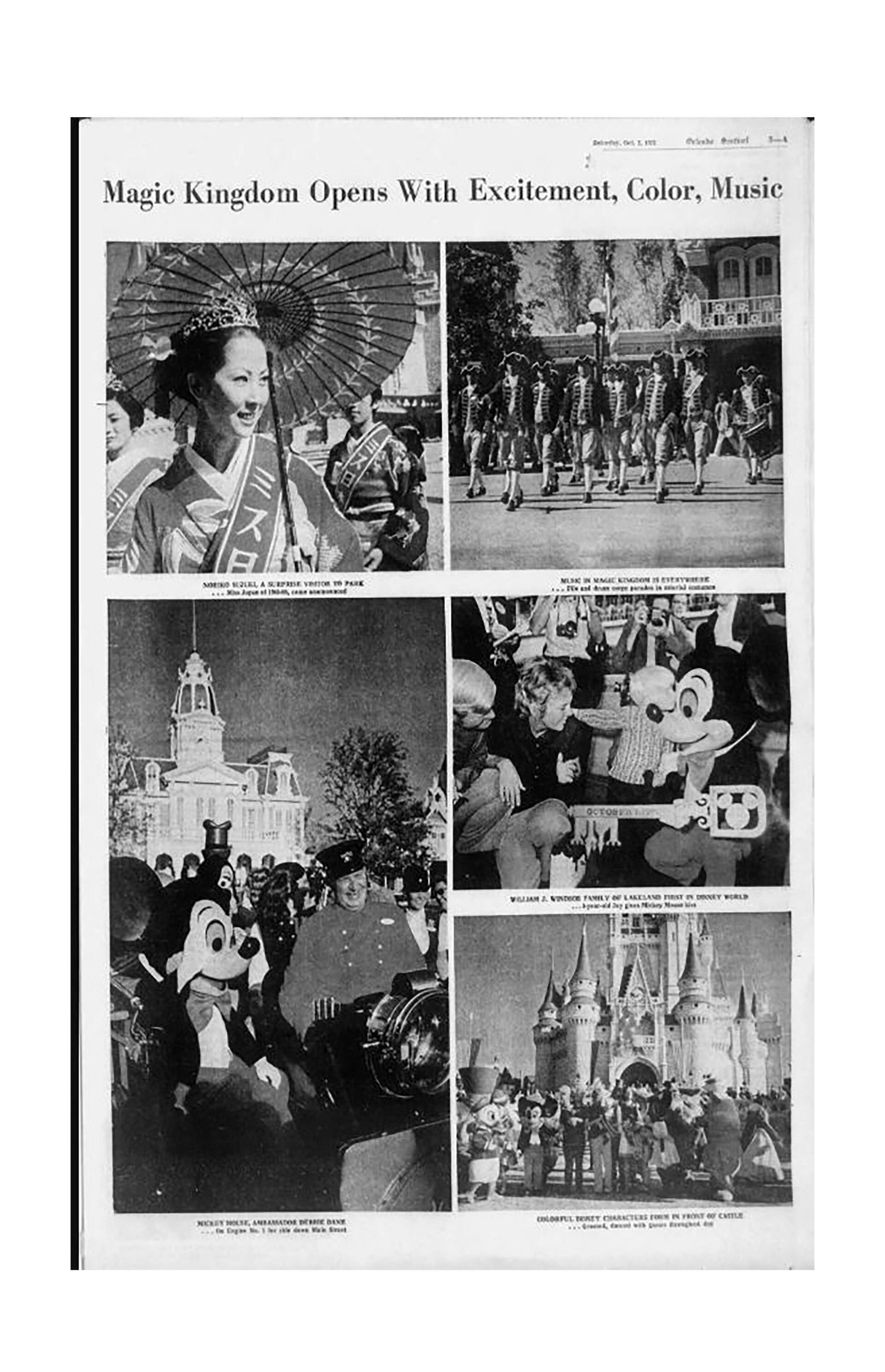 La inauguración de Magic Kingdom, el plan más ambicioso de Disney: 400  millones de dólares, 18 km de túneles y un mundo de fantasía - Infobae, image size:1920x2976