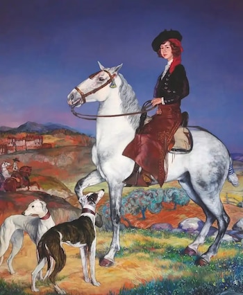 El cuadro de la duquesa de Alba que homenajea Tana Rivera (Fundación Casa de Alba)