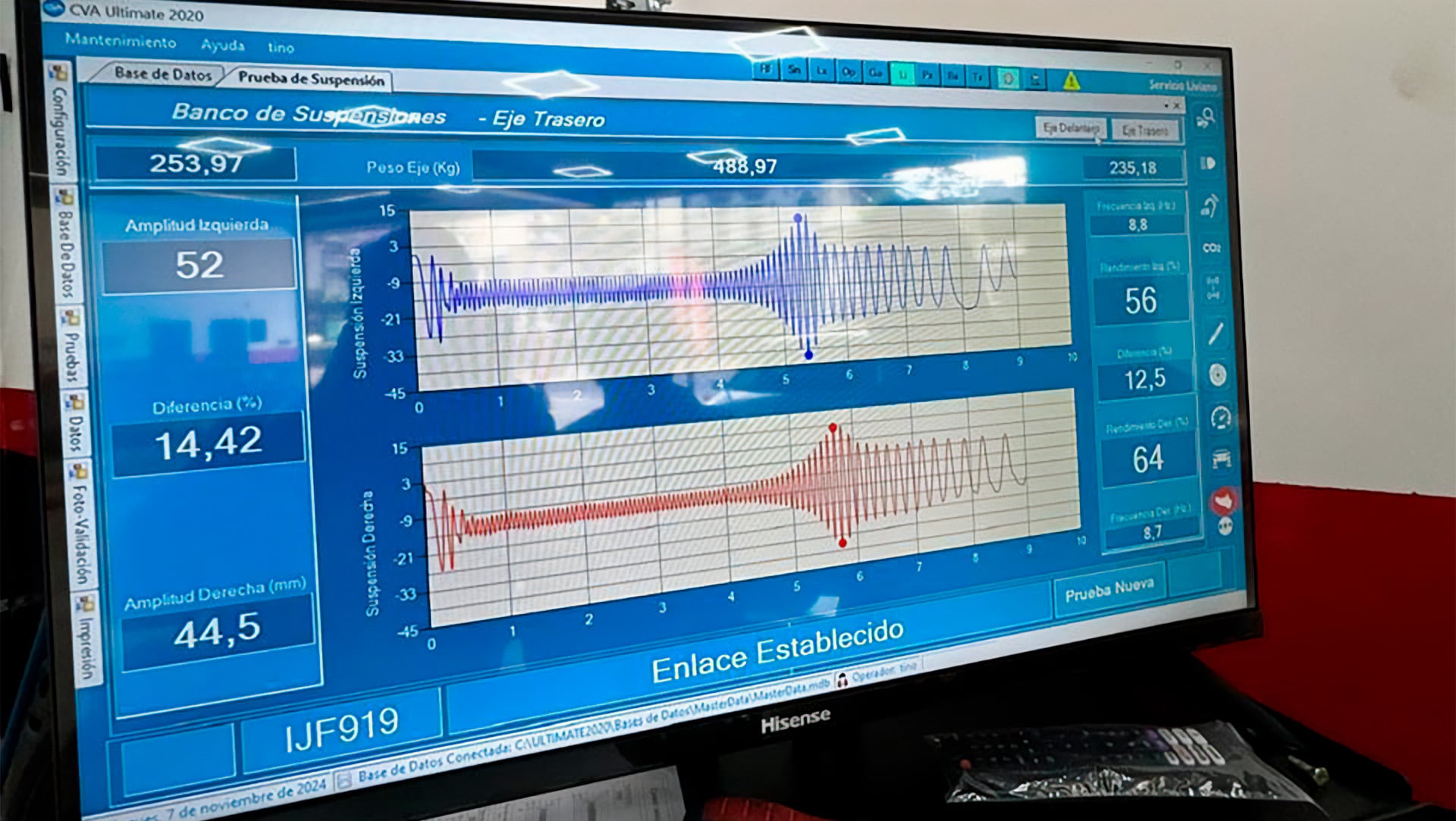 Cada taller o concesionario tiene que hacer una calibración de sus equipos estar conectado con el Sistema Informático Central de la Ciudad.