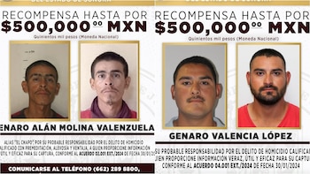 Sonora ofrece recompensa de 500