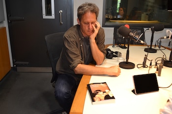 Martín Sivak, durante la entrevista: