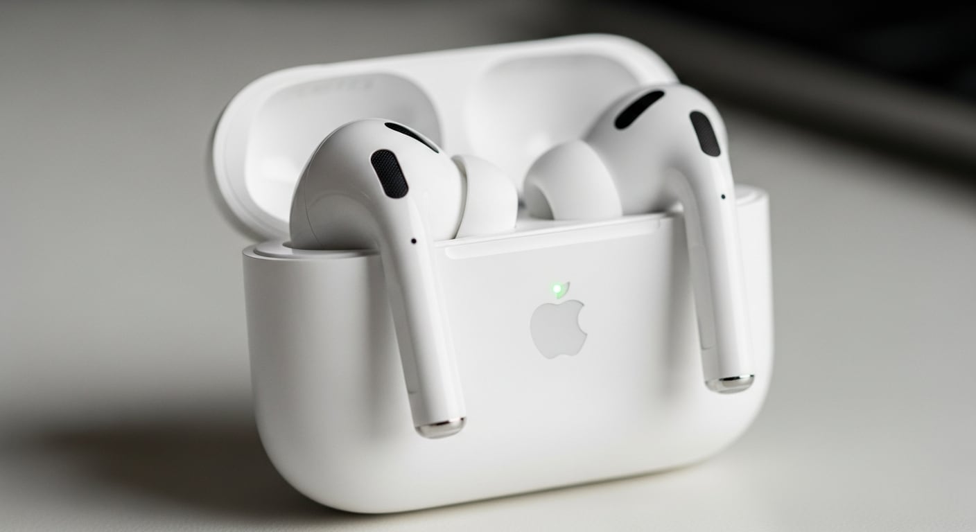 Apple planea incorporar cámaras infrarrojas en los futuros AirPods para mejorar funciones de control y percepción ambiental. (Imagen Ilustrativa Infobae)