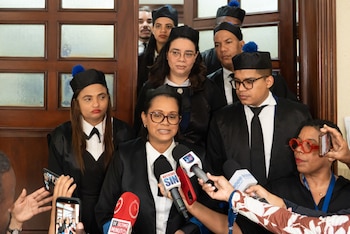La acusación de la Operación Calamar fue presentada ante el Tercer Tribunal Colegiado del Distrito Nacional con un alegato de apertura encabezado por Wilson Camacho./ (Ministerio Público)