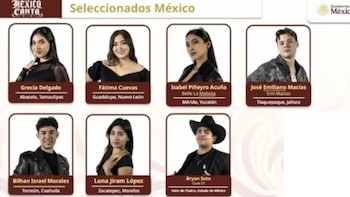 semifinalistas mexico canta -México- 7 agosto