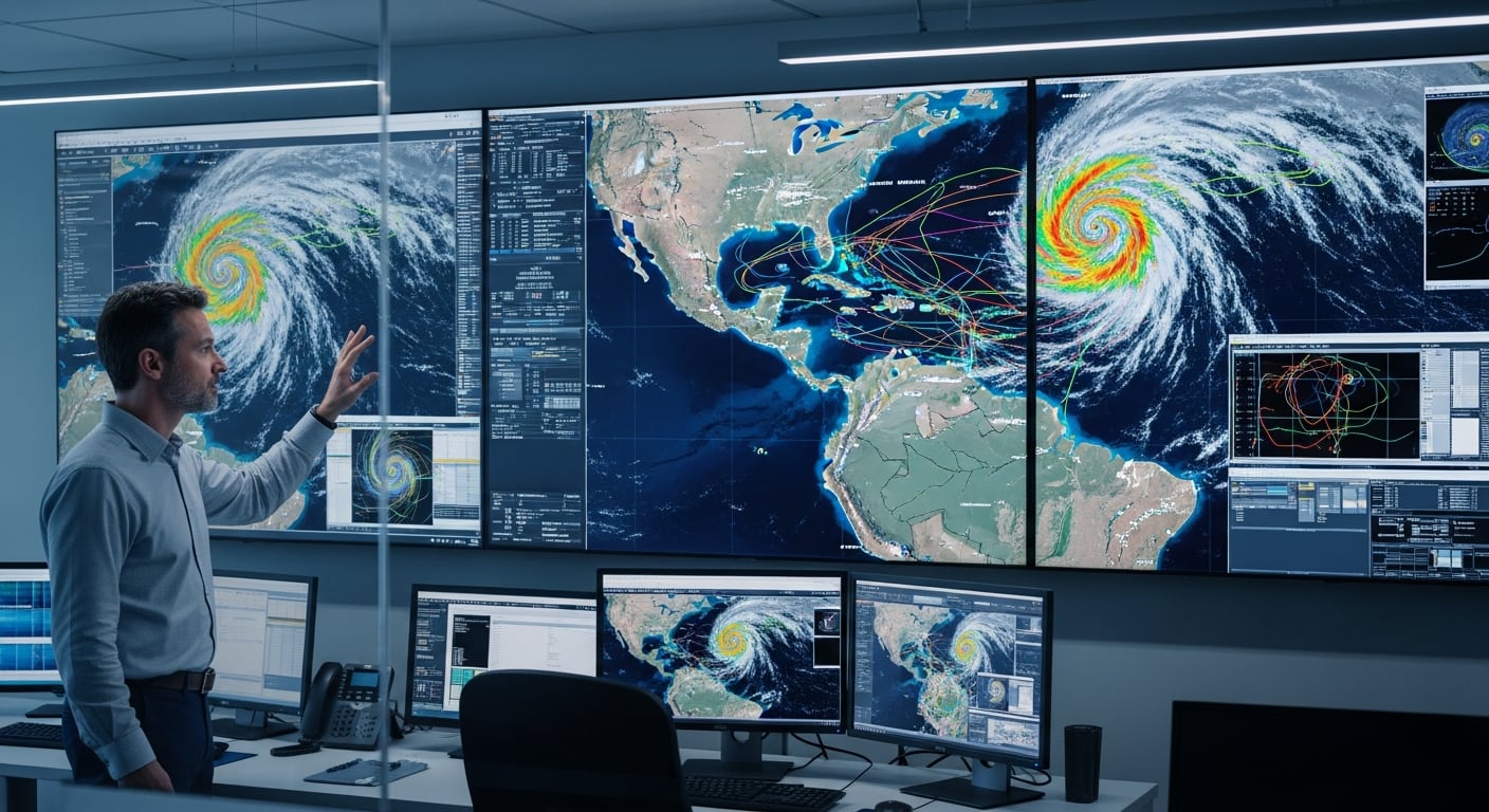 Un estudio de la Universidad de Stanford mostró que los sismómetros y los micrófonos de infrasonido pueden revelar la estructura interna de un huracán (Imagen Ilustrativa Infobae)