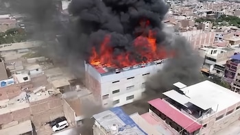 Incendio de gran magnitud en