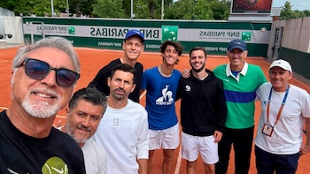 Jannik Sinner y Valentín Garay,