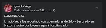 Su familia lanzó un comunicado