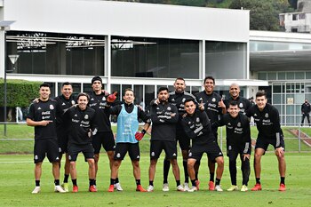 Entrenamiento de la Selección Mexicana
