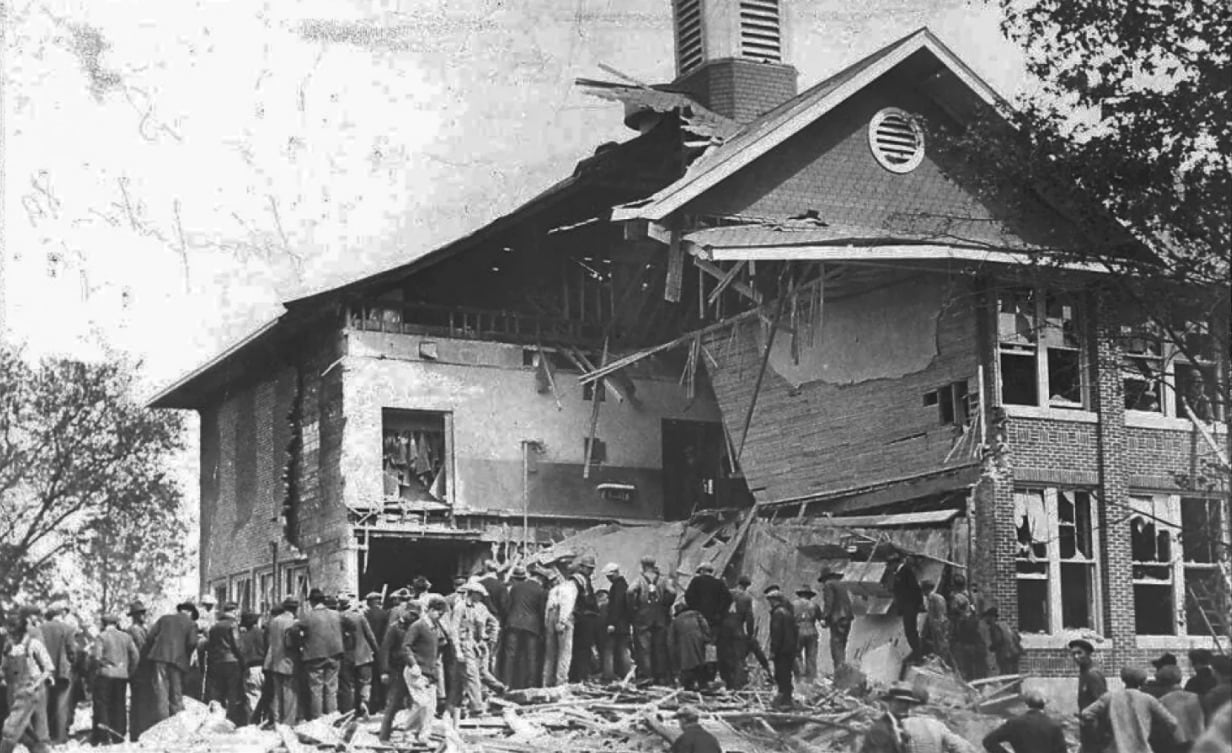 El atentado de Bath en 1927 se convirtió en la mayor masacre escolar de Estados Unidos, con 44 muertos y 58 heridos