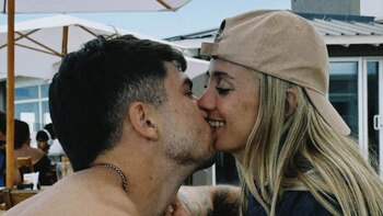 Lucas Blondel y Morena Beltrán