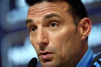 Lionel Scaloni, entrenador de la