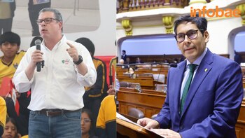 Julio Demartini y Morgan Quero podrían quedar fuera del gabinete por las últimas polémicas. Foto: composición Andina