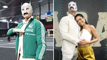 La convivencia reunió mariachis, cánticos y una inesperada reacción emocional del luchador.