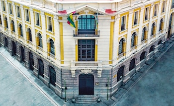 Vista de la Cancillería de