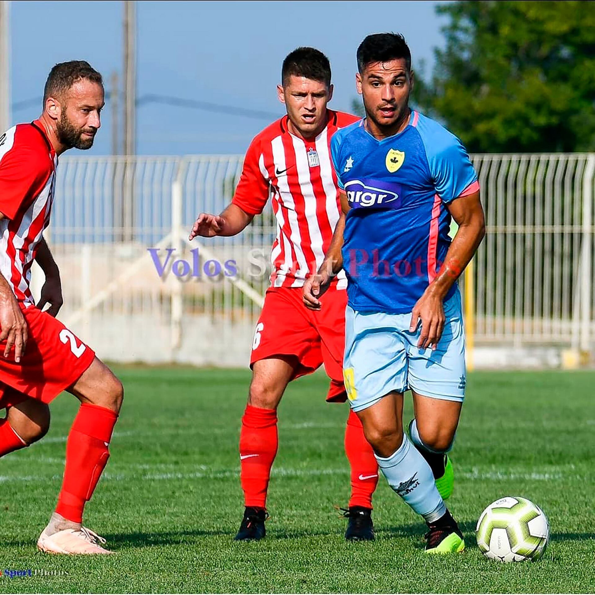 Jugó en el ascenso de Grecia con las camisetas del Thesprotos, OF Ierapetras y Aias Salaminas (Crédito: Mauro Dalla Costa)