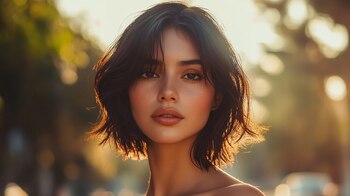 Ideal para rostros ovalados y