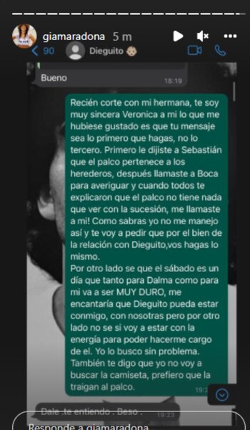 La otra captura que mostró