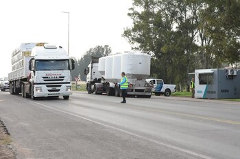 Cada camión fiscalizado debió presentar