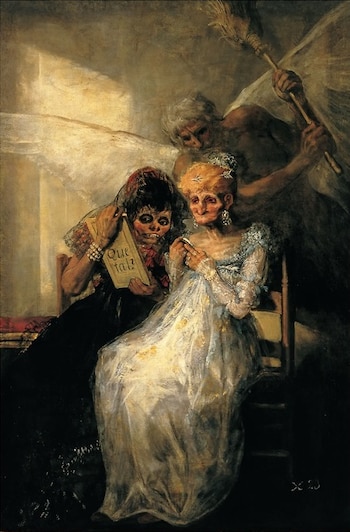 Goya - El tiempo, dos ancianas