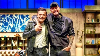 Marcelo Tinelli y Martín Bossi