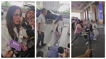 Fátima Bosch activa modo fuga ante reporteros y su video ya es meme