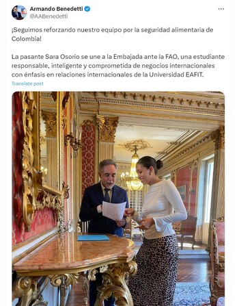 Armando Benedetti refuerza su equipo