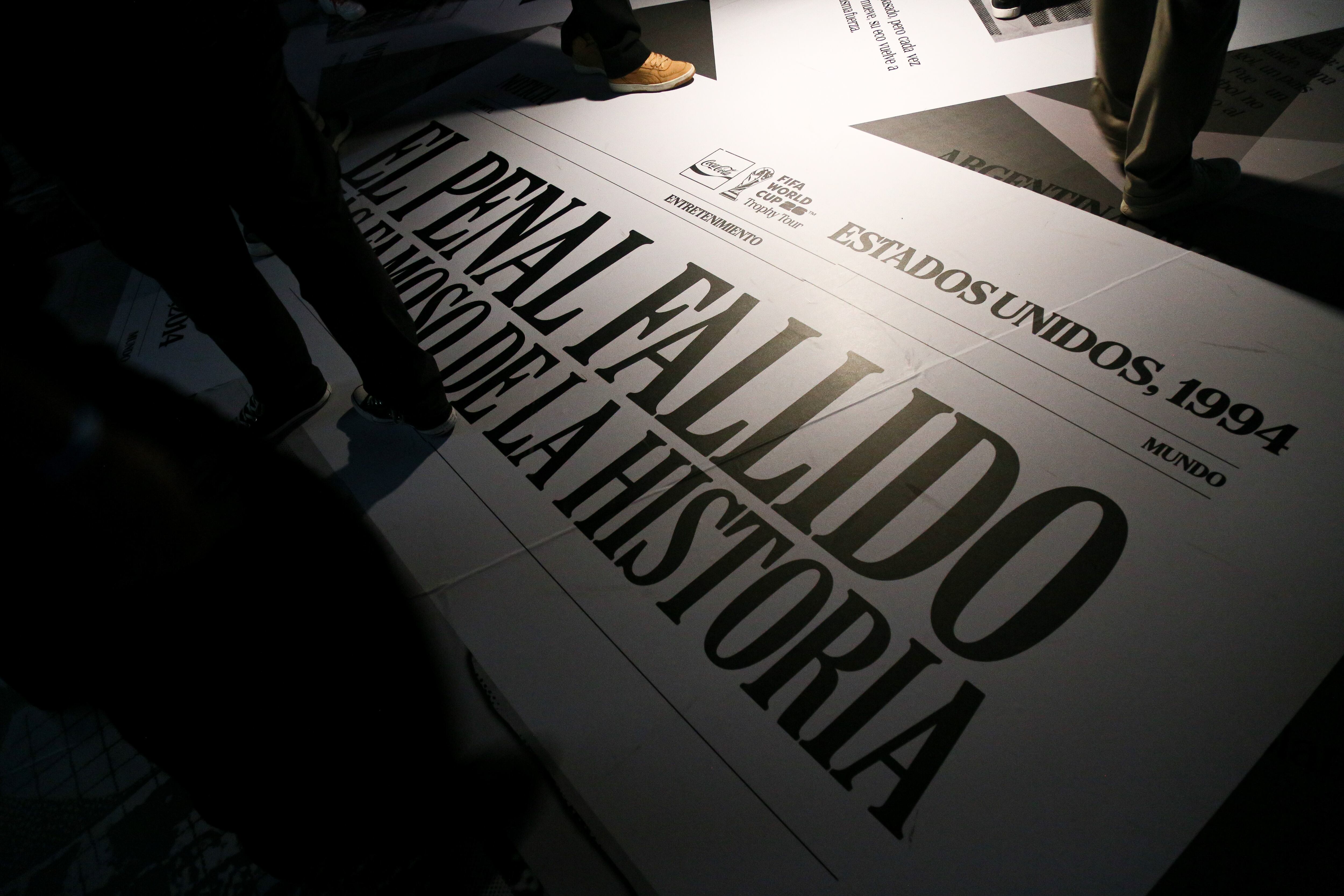 Los titulares de eventos destacados de los Mundiales hacen parte de la experiencia - Crédito: Colprensa/Lina Gasca