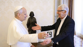 Papa León XIV saluda al Perú en audiencia con el cardenal Carlos Castillo: “Él nos conoce muy bien, nos va a pulsar”