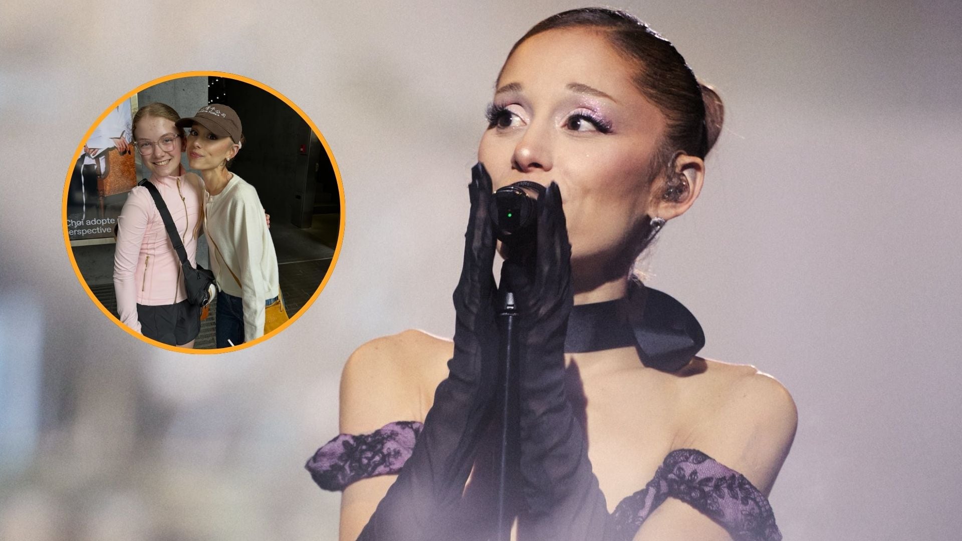 La apariencia de la cantante volvió a convertirse en tema de conversación tras la difusión de nuevas fotografías durante su gira. (Captura: X/Ariana Grande)