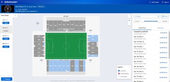 La publicación de Ticket Master