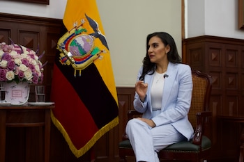 La vicepresidente de Ecuador, Verónica