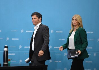 El gobernador Axel Kicillof y