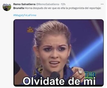 Memes sobre Brunella Horna. Twitter.