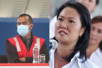 Iber Maraví y Keiko Fujimori