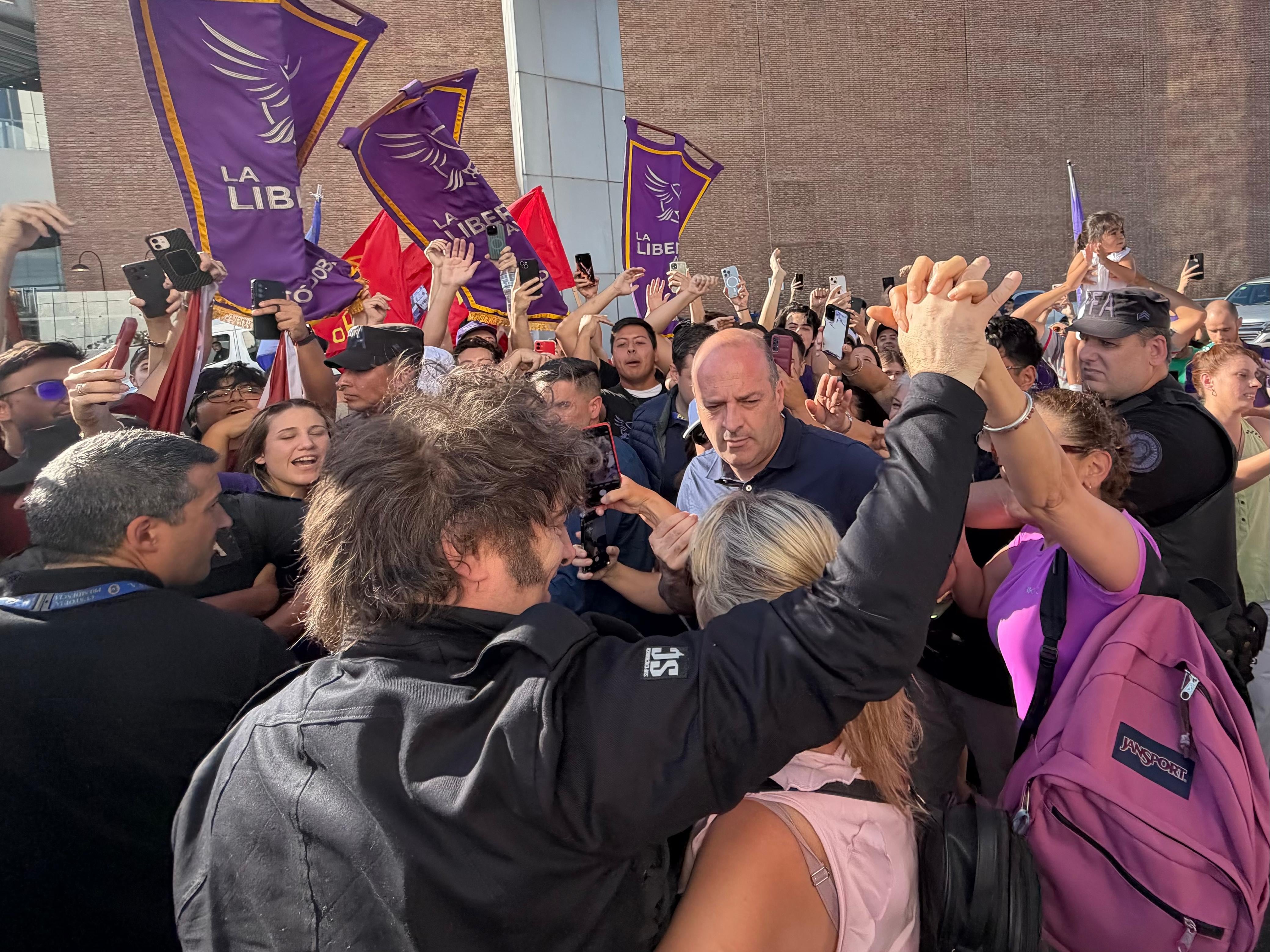 Javier Milei visitó Córdoba en el marco del Tour de la Gratitud