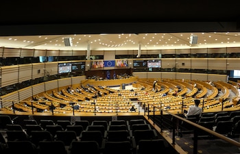 Sala de plenos del Parlamento