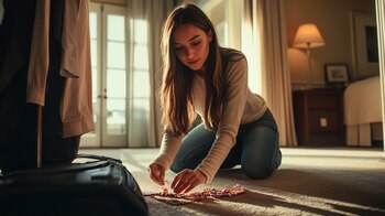 Después de buscar los collares,