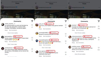 Benjamín le dio "me gusta"