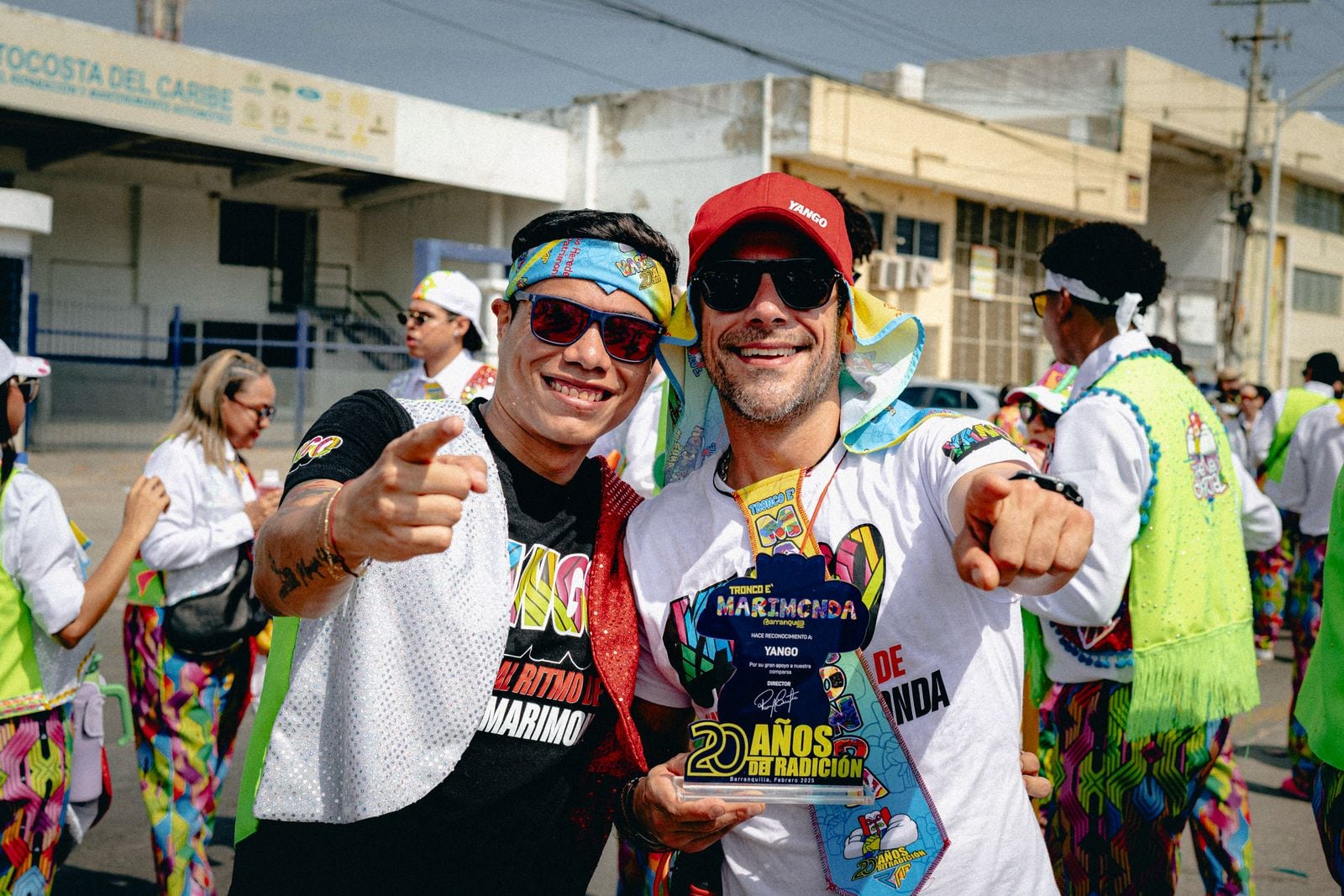 La compañía apoyo a más de 200 artistas de la comparsa Tronco e Marimonda, ganadora del Congo de Oro 2025. - (Yango)