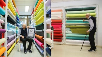 Walter Orthmann en la fábrica