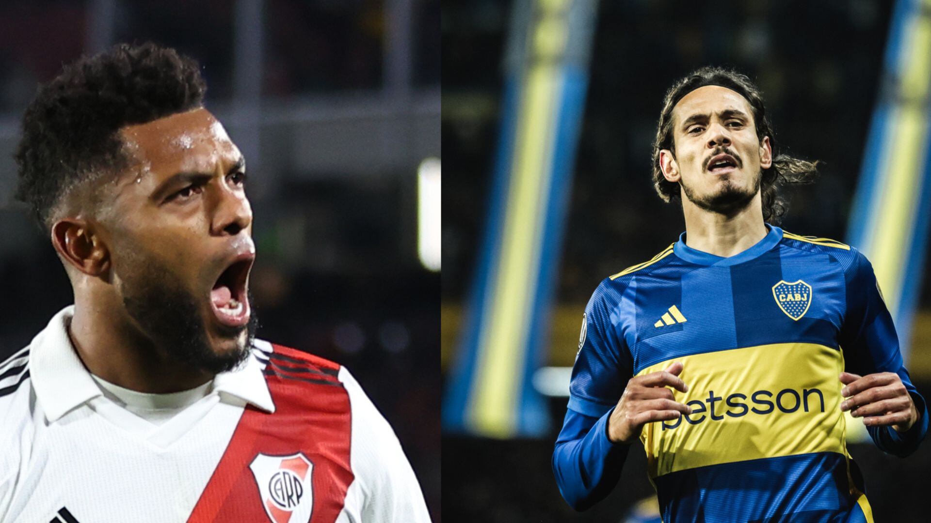 Leyenda de River Plate fue muy duro con el presente de Borja y Cavani (Crédito EFE/@
cavaniofficial21/Instagram)