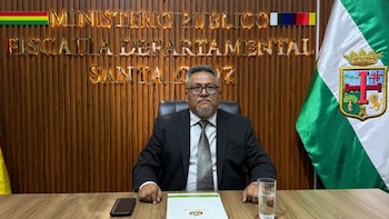 Luis Montaño, fiscal superior de Bolivia se presentó como nuevo fiscal general tras la aprehensión de Roger Mariaca