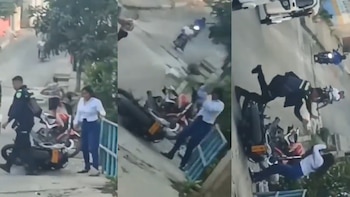 Policía se vio en aprietos